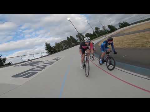 2022 Fred's Race crash in Men's Elite Omnium at JBMV