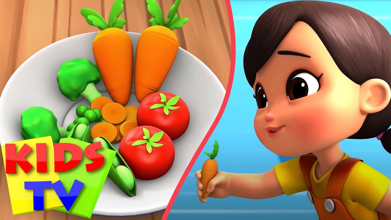 Canción de verduras | Rimas para niños | Dibujos animados | Kids TV Español Latino | Educación