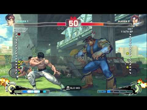 Mago [Fei] vs ink7 [T.Hawk] SSF4 Japanese Online Ranked Matches - TRUE-HD