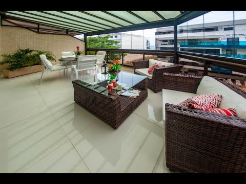 Cobertura | 348m² | 1 quadra da praia | Recreio dos Bandeirantes