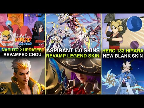 ASPIRANT 5.0 CONFIRMED | CHOU & LESLEY LEGEND REVAMP | NEW HERO HIRARA | NARUTO PHASE 2 UPDATES