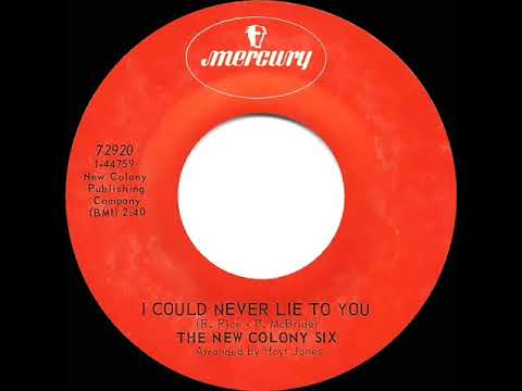 1969 HITS ARCHIVE: I Could Never Lie To You - New Colony Six (mono 45)