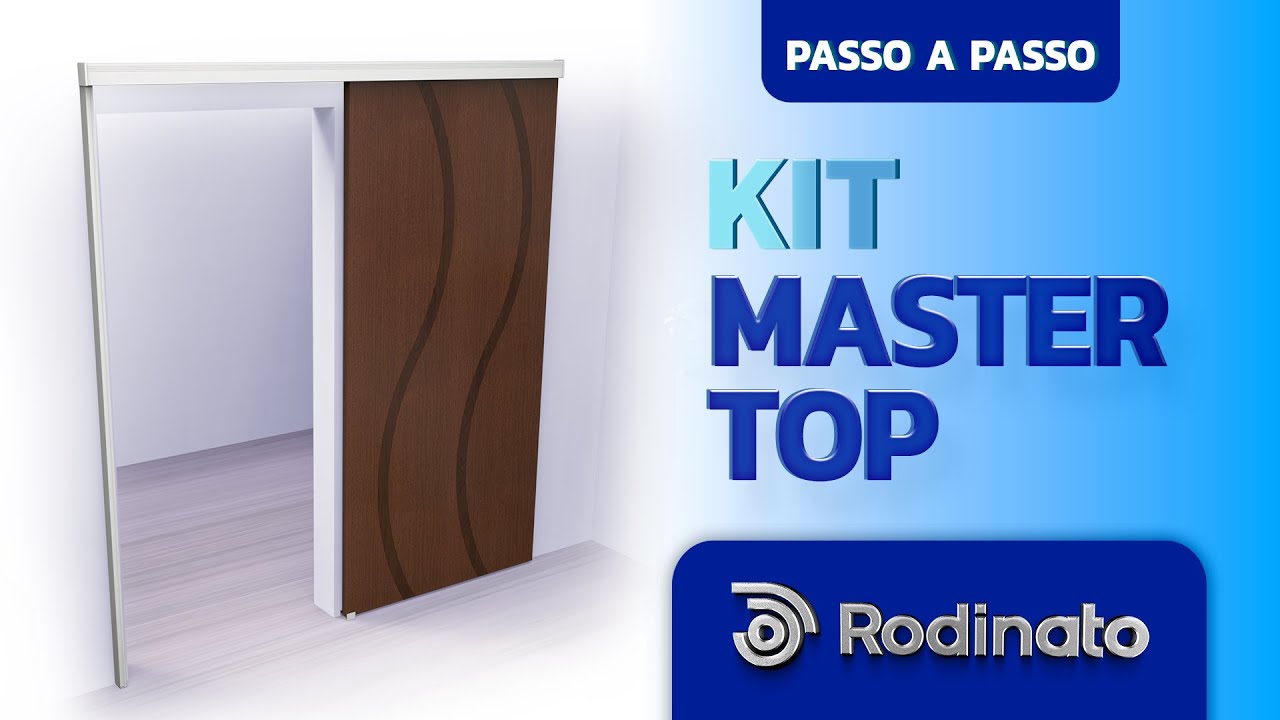 Como instalar kit para porta de correr Rodinato: Kit Master TOP