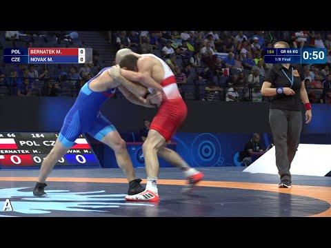 1/8 GR - 66 kg: M. BERNATEK (POL) df. M. NOVAK (CZE) by VSU1, 9-1