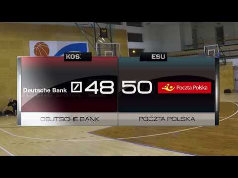 Poczta Polska vs Deutsche Bank - I kolejka - Warszawa - Koszykarska Liga Biznesu
