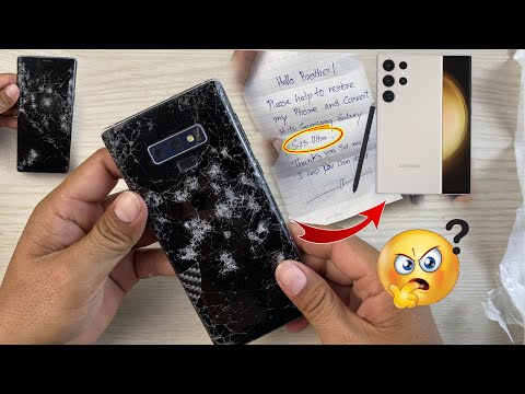 Restoration Destroyed Phone Galaxy Note 9 and Convert to S23 Ultra  but Can't For Fan
