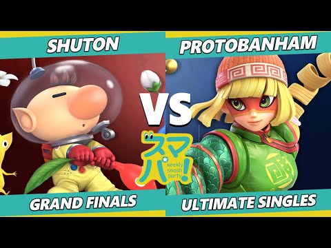 Sumapa 53 GRAND FINALS - Protobanham (Min Min) Vs. Shuton (Pyra Mythra, Olimar) SSBU Ultimate