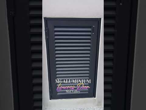 M6 ALUMINIUM LOUVRES DOOR @ AMPANG, KL