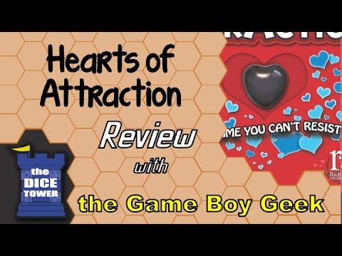 The Game Boy Geek (Dice Tower) Reviews Hearts of Attraction