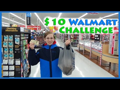 10 Dollar Walmart Challenge Shopping Haul | CollinTV