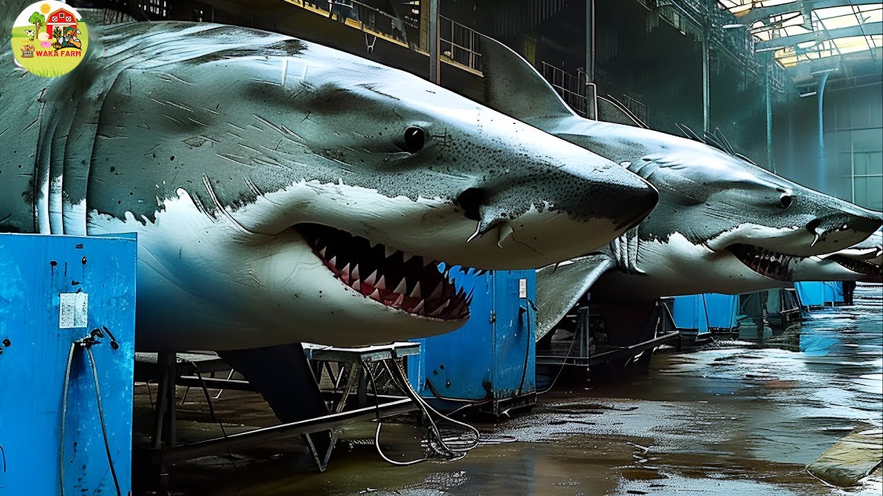 Shark Processing Process at Food Factory | Farming Documentary