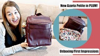 New Azaria Petite in Plum | New mini diaper bag series!