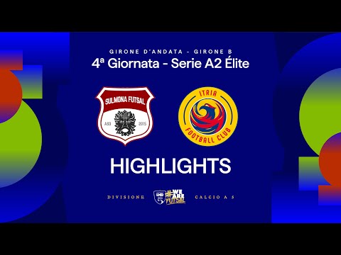 Sulmona Futsal 8-3 Itria | Goals and highlights | Matchday 4 | Serie A2 Elite 2025/2026 - Group B