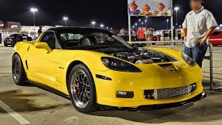 The Last Night at TX2K20... (Turbo Corvette, 900hp Evo, CTS-V, TT G-Body, Mclaren 570s)