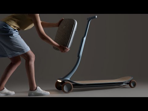 Интеллектуальный самокат Pal от Layer и Nio