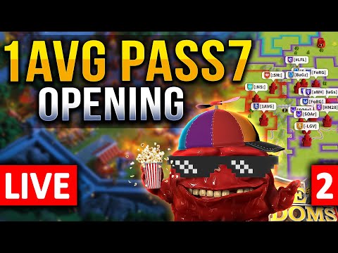 Pass7 Opening: 1307 (1AVG) vs  2120 🔥 LIVE! 🔴 C11367 3imp 2155 1370 #2