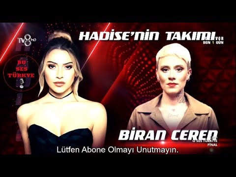 O Ses Türkiye - Biran Ceren DÖRTER - Vazgeç Gönül - FİNAL