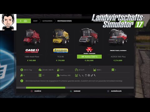 LS17 PS4 Goldcrest Valley #64 Neuer Mähdrescher Landwirtschafts Simulator 17