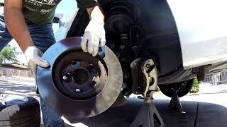 2013-2018 Lexus es350 front brake and rotor replacement