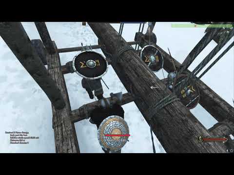 Mount and Blade II Bannerlord Siege Battle between vikings.