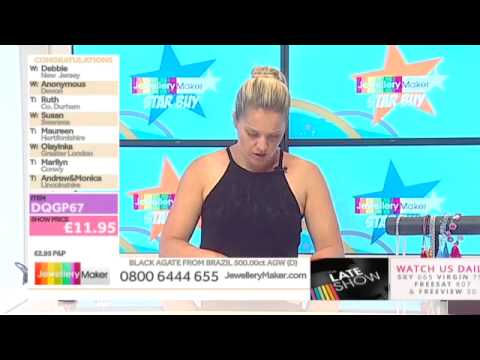 Tanzanite Cabochons on the JewelleryMaker Late Show 30/6/15