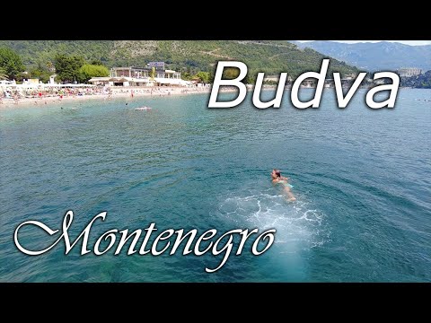 Budva / Montenegro,🌡T+30C°🌞  - virtual travel, walking tour- 4K