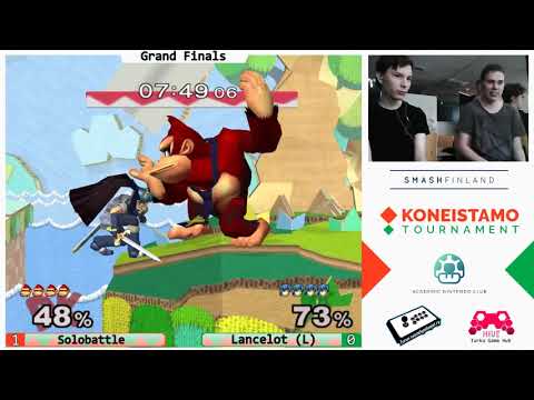Koneistamo 19 - Melee Singles - Grand Finals - Solobattle(DK, Fox) vs Lancelot(Marth)