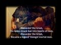 Alexander The Great (Iron Maiden Guitar Cover ...