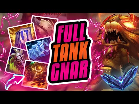 FULL TANK GNAR IS A TEAM FIGHTING MONSTER!!! Season 12 Gnar Ranked Gameplay (League Of Legends)