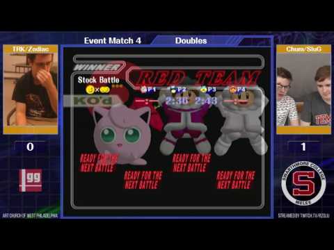 Event Match 4: TRK (Sheik) & Zodiac (Falcon) vs Chum (Puff) & SluG (Icies) - Losers Semis