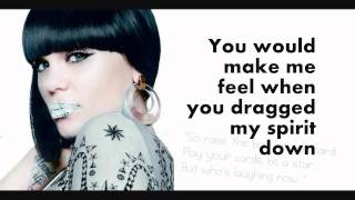 Jessie J - Who's Laughing Now OFFICIAL Lyrics