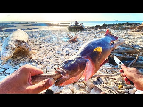 2 Days Solo Camping, Survival On A Weather Station Island - Part 1