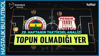 TOPUN OLMADIĞI YER | Trendyol Süper Lig 29. Hafta Taktiksel Analiz | Fenerbahçe - Pendikspor
