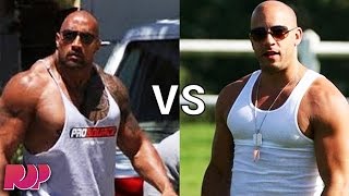 The Rock And Vin Diesel FIGHTING On The Set Of Fast 8