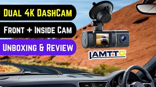 Dual 4K Dash Cam - DC17 LAMTTO - FOR ANY CAR ⫸ UNBOXING REVIEW