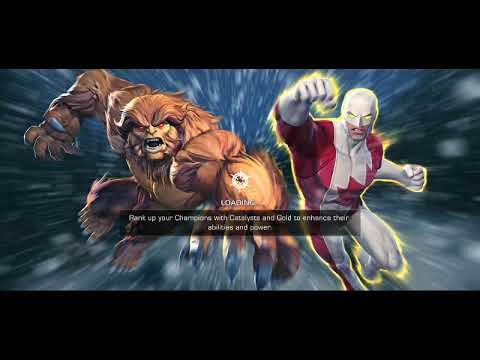 Marvel contest of champions upgrading task master and opening  crystals