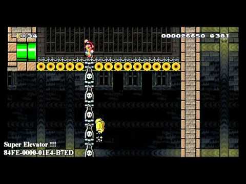 Super Mario Maker : Super Elevator !!!