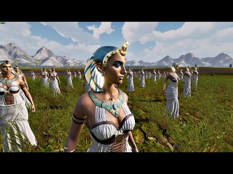 Cleopatra Army VS 400,000 Zombies - Ultimate Epic Battle Simulator 2