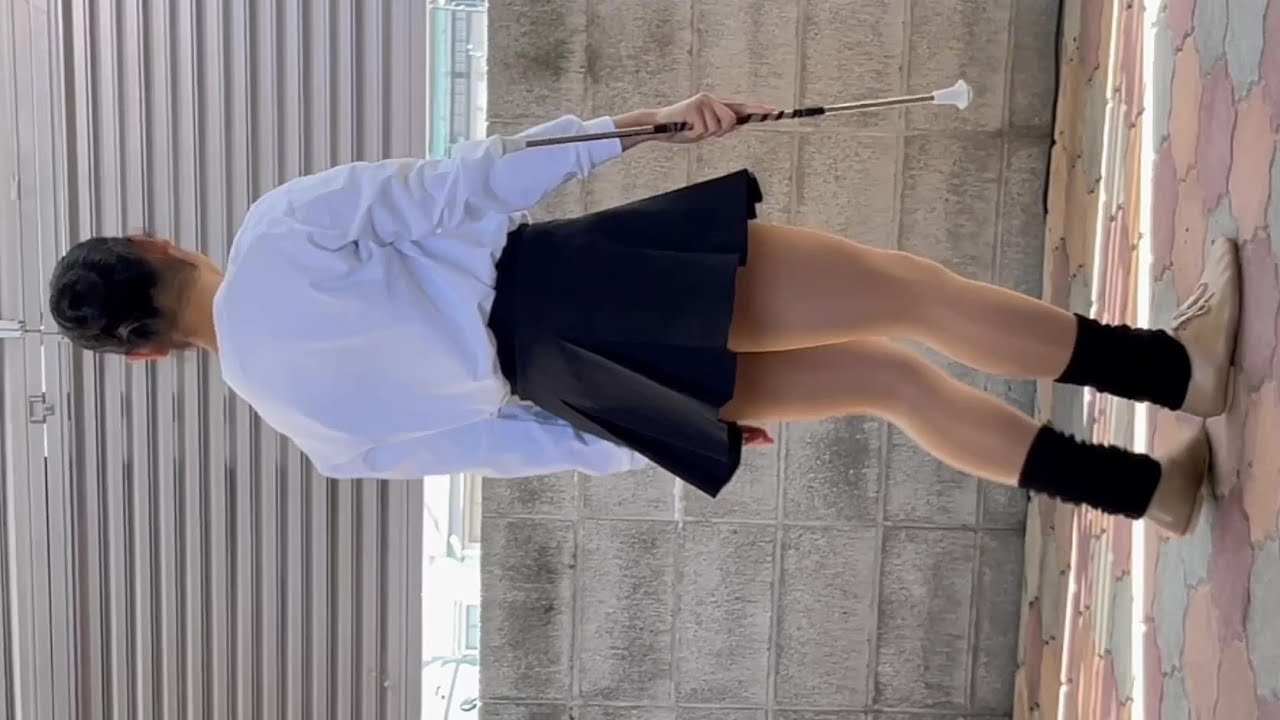 女子高生バトン部①『飯まち土曜マルシェ』 2026/01/17