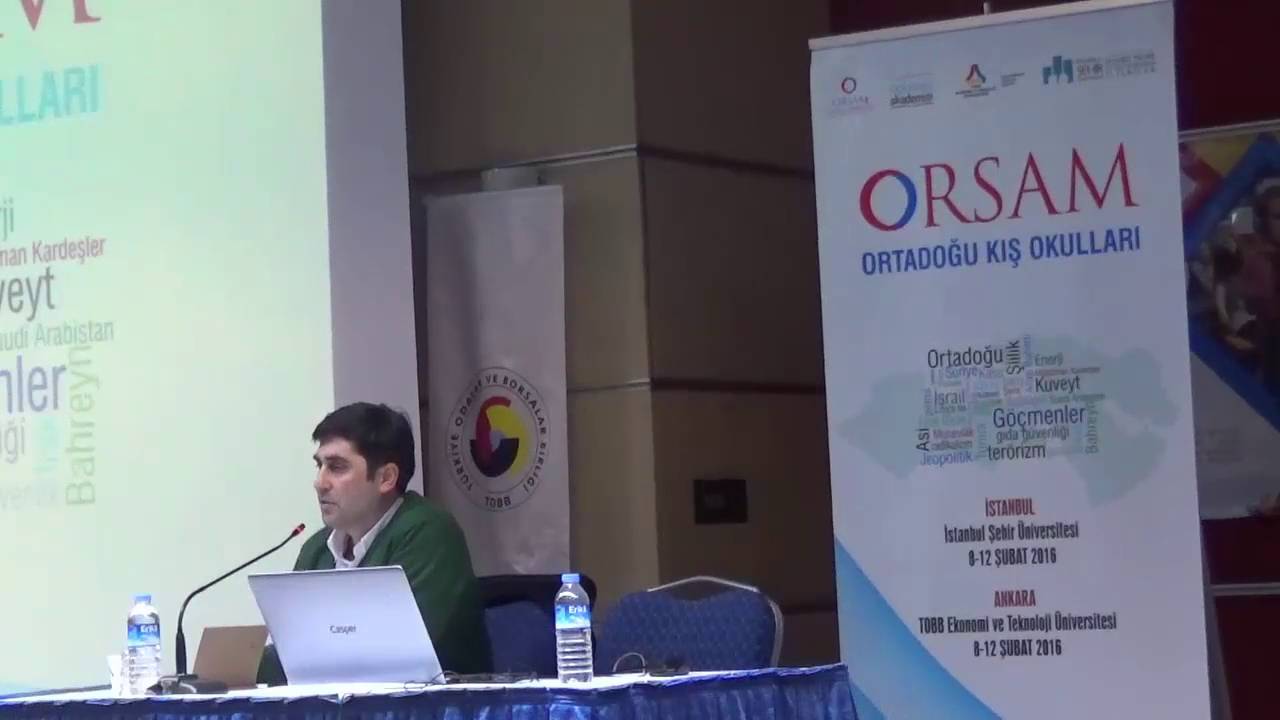 Yrd. Doç. Dr. Murat Yeşiltaş, ORSAM Ortadoğu Kış Okulu, 09.02.2016