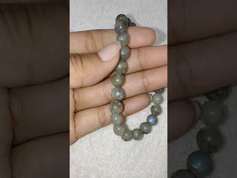 Multicolor labradorite bead bracelets