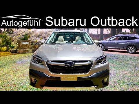 all-new Subaru Outback REVIEW Exterior Interior Premiere 2020 - Autogefühl