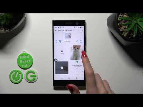 How to Add Photos To Your Text Messages on SONY Xperia XA2