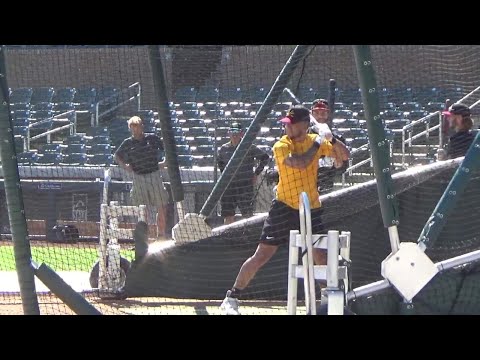 Victor Mesa Jr., OF, Miami Marlins — (2022 Arizona Fall League) BP