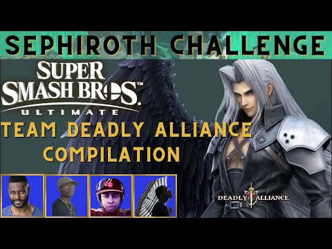 Super Smash Bros. Ultimate - Sephiroth Challenge on Very Hard Team Deadly Alliance Compilation