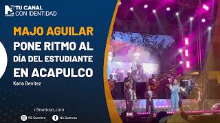 Majo Aguilar pone ritmo al Día del Estudiante en Acapulco