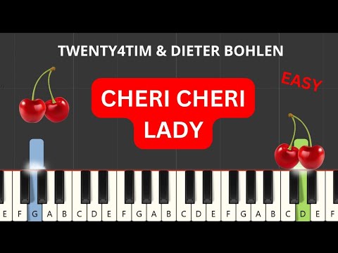 Twenty4tim x Dieter Bohlen - Cheri Cheri Lady (Easy Piano Tutorial)