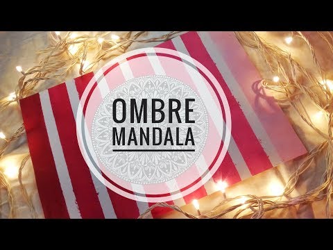 Ombre Mandala | Step by step| Time lapse| Jasneet Saluja