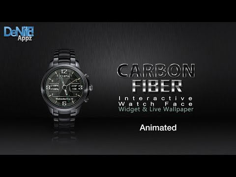Carbon Fiber HD Watch Face Video