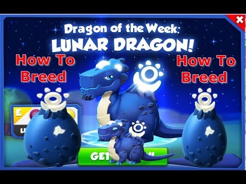 How to Breed Lunar Dragon-Dragon Mania legends | Dragon of The Week-LUNAR DRAGON | DML | HD